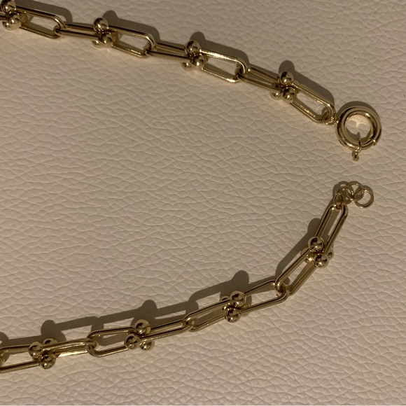 Real Gold Chain Link Necklace - Picture 4 of 10